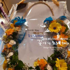 꽃목걸이 & 임관식 꽃목걸이